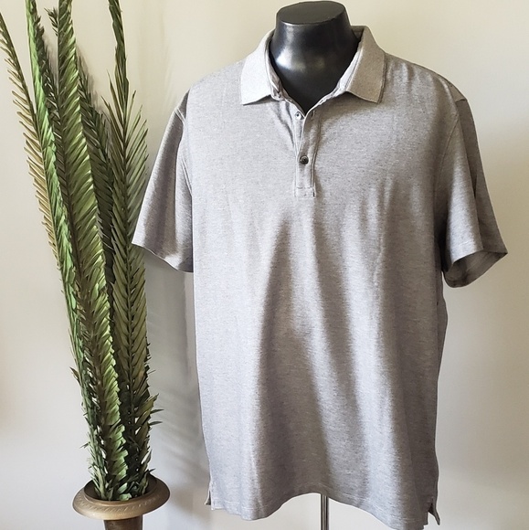 Calvin Klein heathered gray polo NWT - Picture 1 of 3